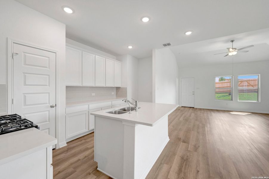 Furnished interior view inside a new home in Mesquite Ridge, San Antonio (Image 8).