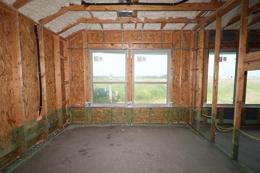In-progress construction of a new home in Meridiana - Terrace Collection, Manvel, TX (Image 6). In-progress construction of a new home in Meridiana - Terrace Collection, Manvel, TX (Image 6).