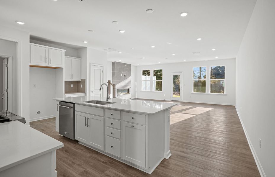 Furnished interior view inside a new home in Galloway Towns, Charlotte (Image 6). Furnished interior view inside a new home in Galloway Towns, Charlotte (Image 6).