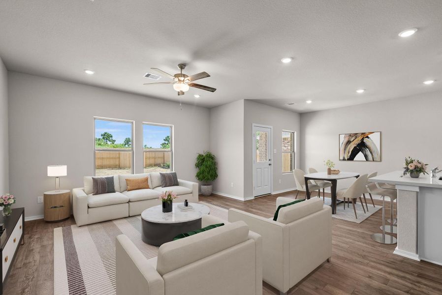 Furnished interior view inside a new home in Windcress, Cove (Image 7).