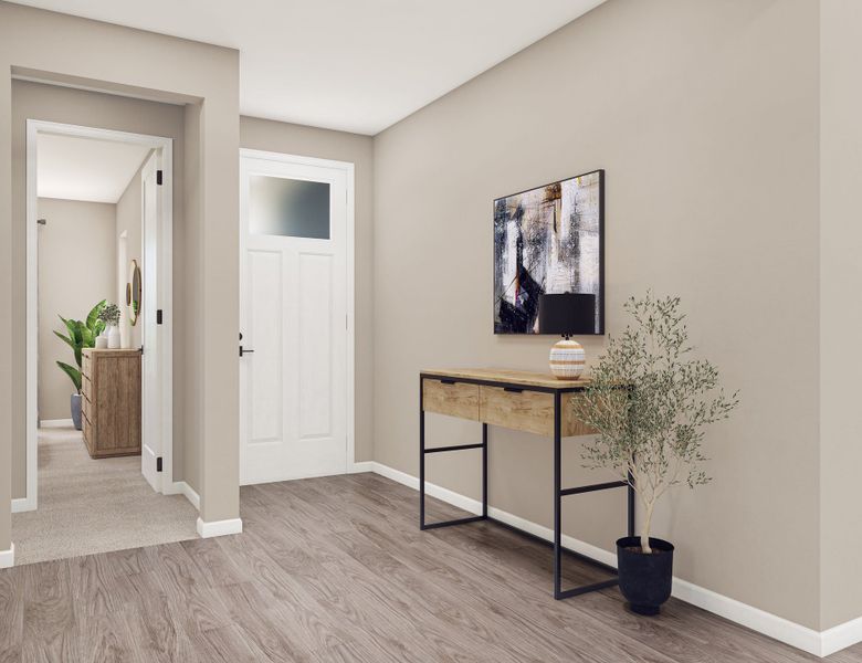 Representative furnished interior of a home built from the 3508 by Tri Pointe Homes in The Aurora Highlands, Aurora (Image 14).