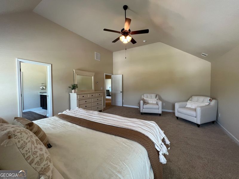 Furnished interior in a model home at McIntosh Road in Griffin (Image 3).