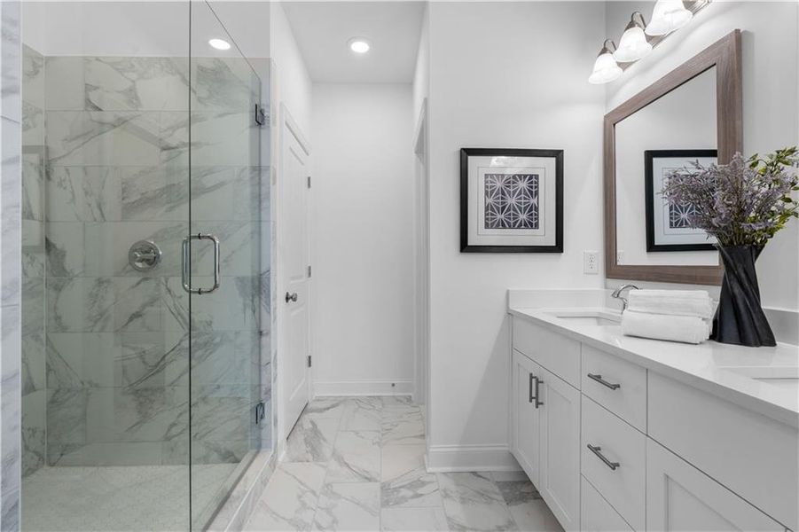 Furnished interior view inside a new home in Waterhaven, Cumming (Image 20).