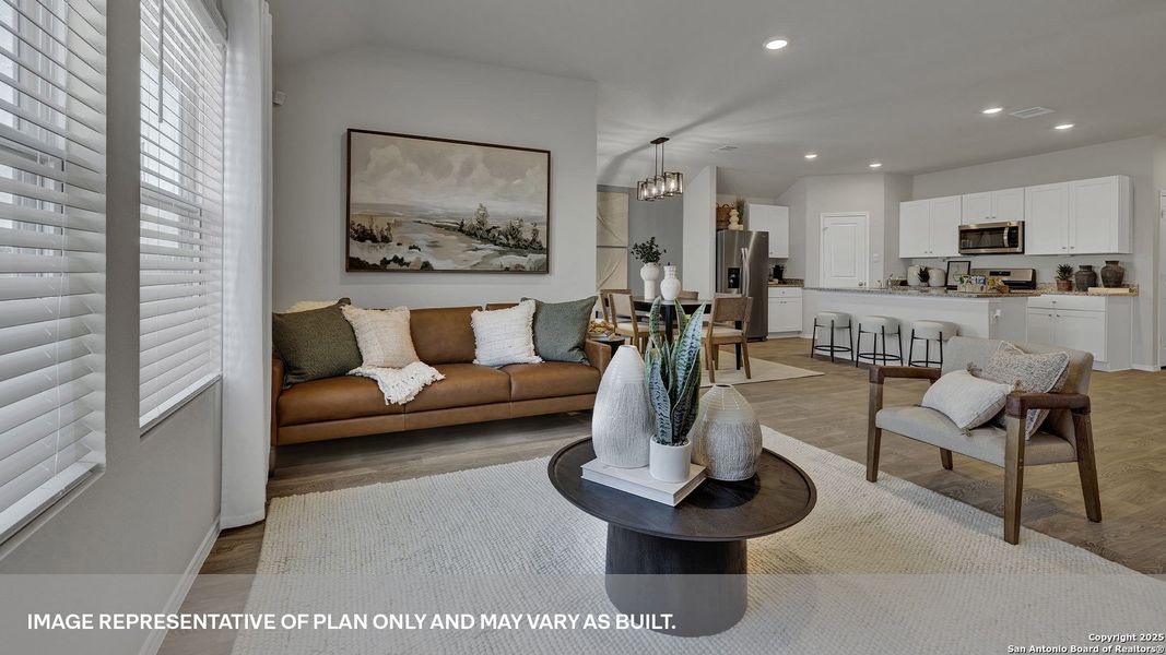 Furnished interior view inside a new home in Navarro Fields, Seguin (Image 27).