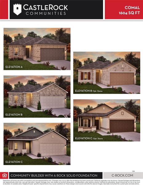 1604 Comal Elevation Plan