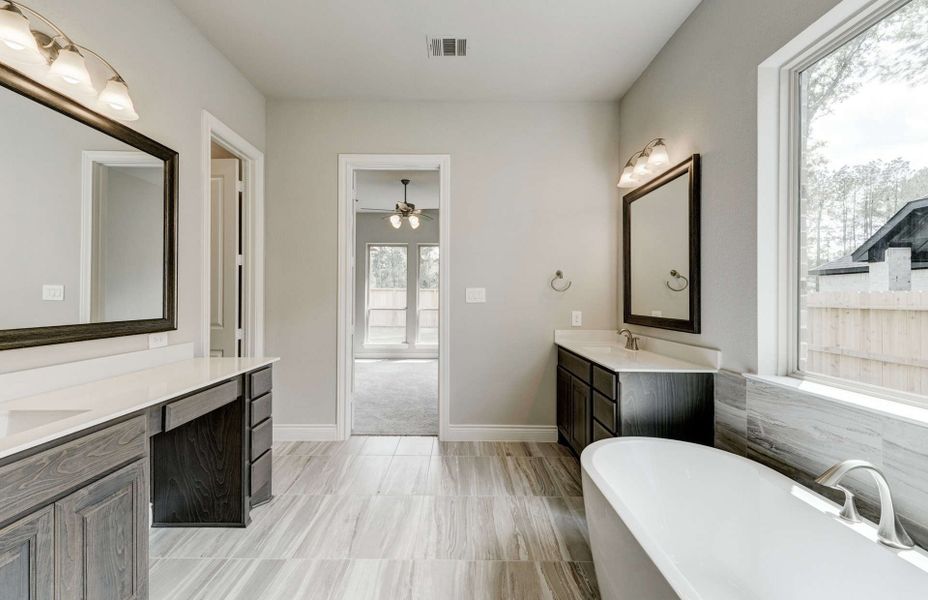 Representative furnished interior of a home built from the 2924 by Ravenna Homes in The Highlands 55′, Porter (Image 10). Representative furnished interior of a home built from the 2924 by Ravenna Homes in The Highlands 55′, Porter (Image 10).