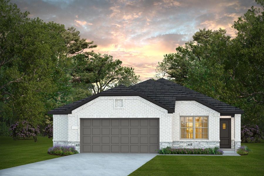 Representative exterior photo of a completed home built from the Chatfield by Pulte Homes in Bay Creek, Baytown, TX (Image 26).