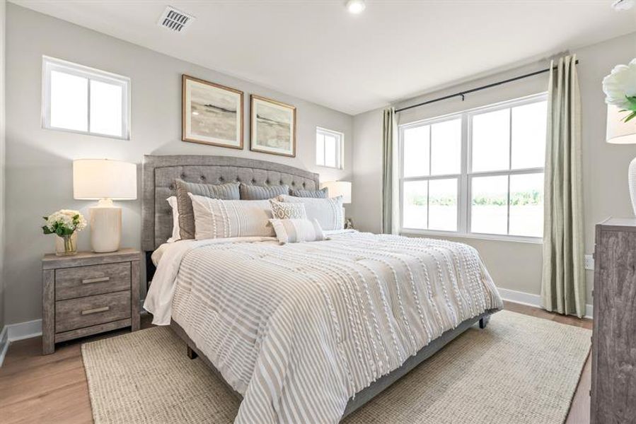 Representative furnished interior of a home built from the NEW - Dunmore by Ryan Homes in Middle Creek Village, Bolivia (Image 26).