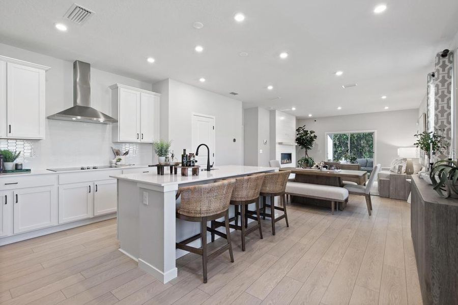 Furnished interior view inside a new home in Seminole Palms, Palm Coast (Image 18).