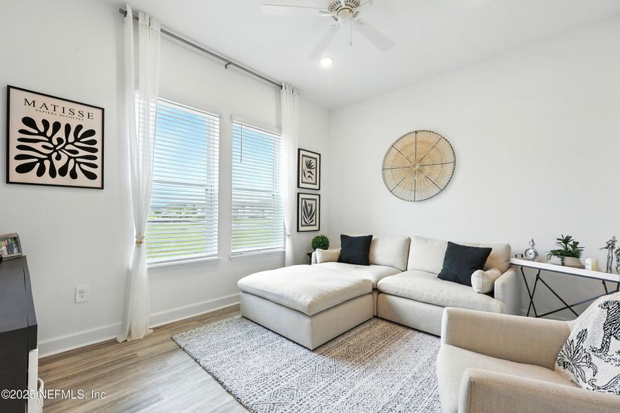 Furnished interior view inside a new home in Reverie at TrailMark, St. Augustine (Image 27). Furnished interior view inside a new home in Reverie at TrailMark, St. Augustine (Image 27).