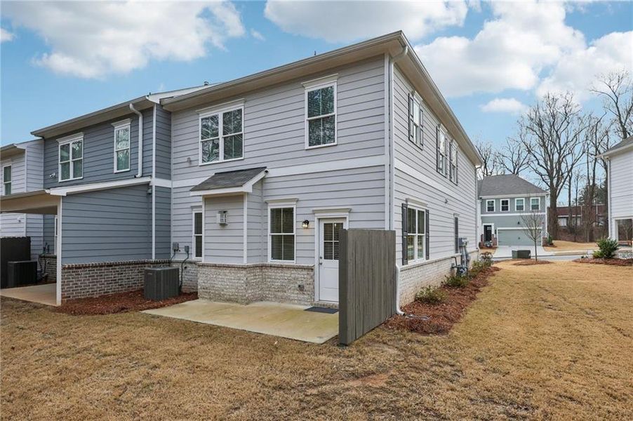 Exterior details and patio area of a home in , Marietta (Image 18).