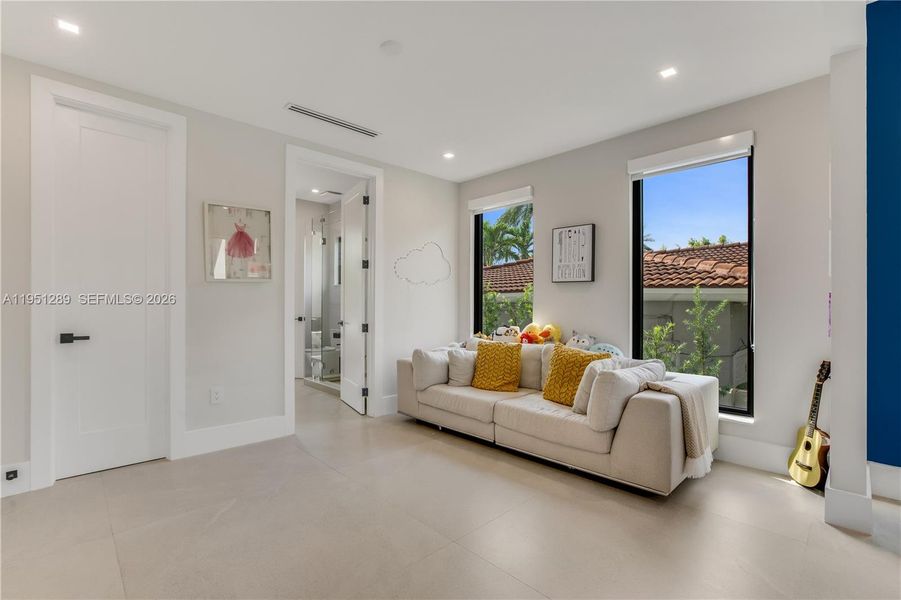 Furnished interior view inside a new home in , Surfside (Image 11).