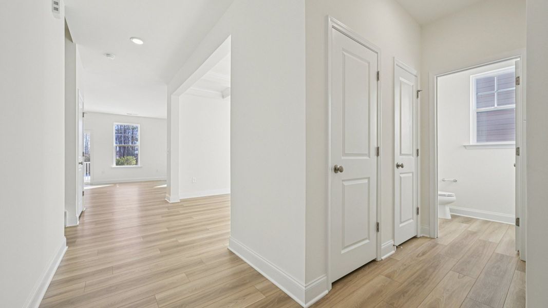 Representative furnished interior of a home built from the Wagener by DRB Homes in Jasper Landing, Four Oaks (Image 14).