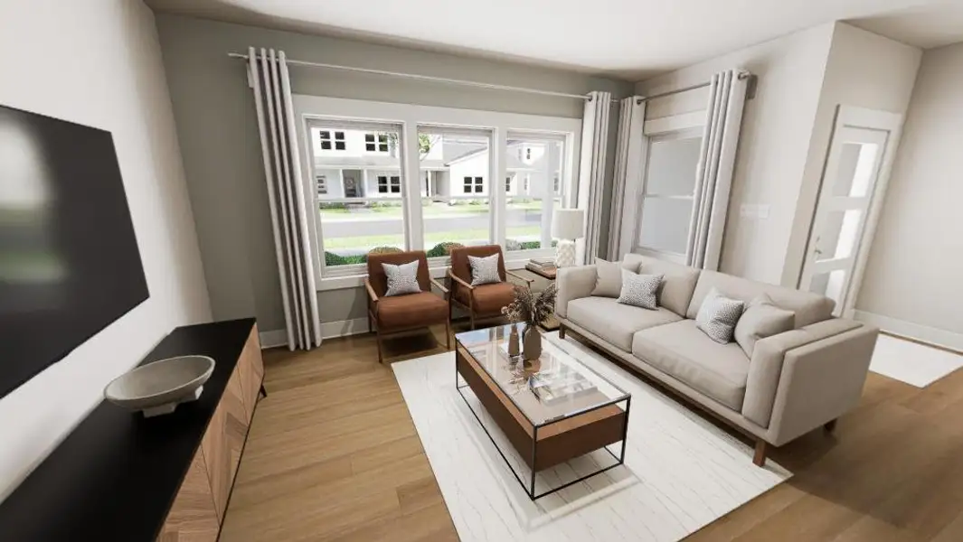 Furnished interior view inside a new home in Allen Park, Raleigh (Image 3).