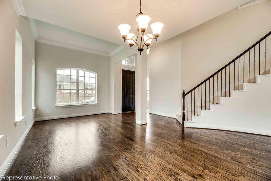 Representative unfurnished interior of a home built from the Fenestra by Grand Homes in Edgewater, Fate (Image 21). Representative unfurnished interior of a home built from the Fenestra by Grand Homes in Edgewater, Fate (Image 21).