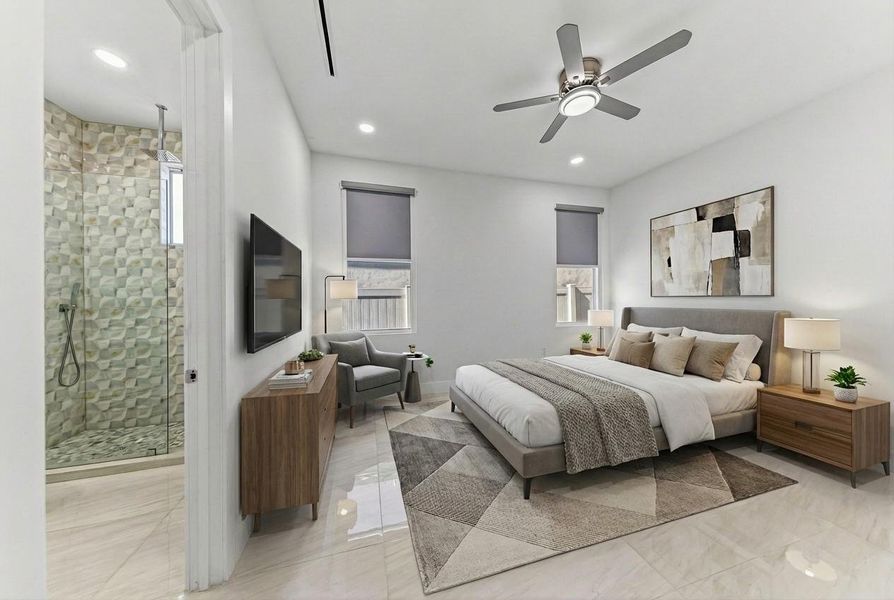 Virtually staged - first floor