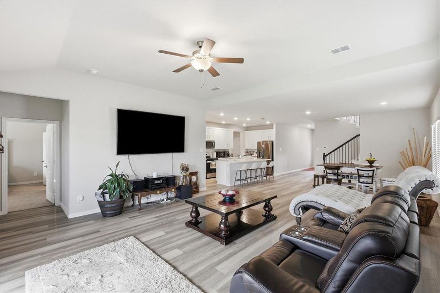 Furnished interior view inside a new home in Stonehaven, Seagoville (Image 29).