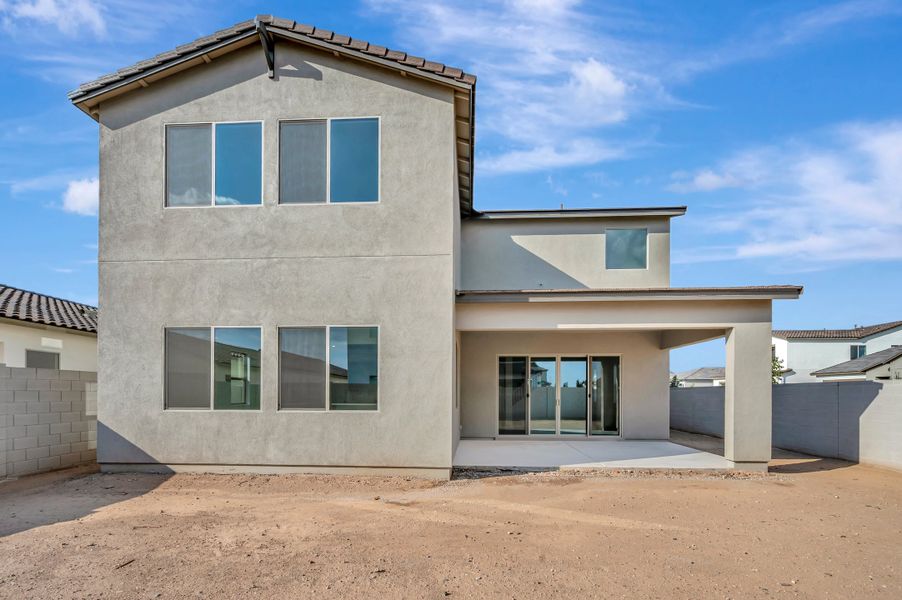 Exterior details and patio area of a home in Soleo, San Tan Valley (Image 23). Exterior details and patio area of a home in Soleo, San Tan Valley (Image 23).