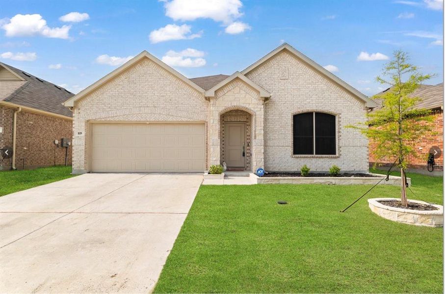Front exterior of a new home in , Princeton, TX, highlighting curb appeal (Image 1). Front exterior of a new home in , Princeton, TX, highlighting curb appeal (Image 1).