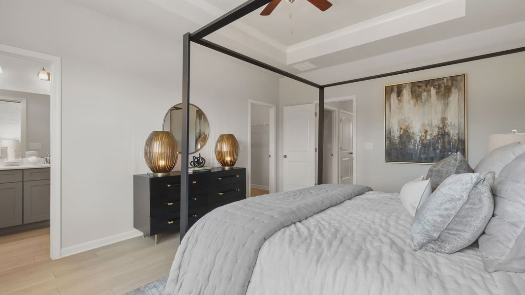 Furnished interior view inside a new home in Silverock, McDonough (Image 23).