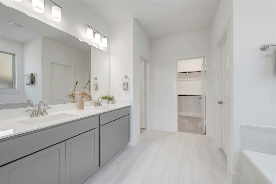 Furnished interior view inside a new home in Vintage Village, Argyle (Image 10).