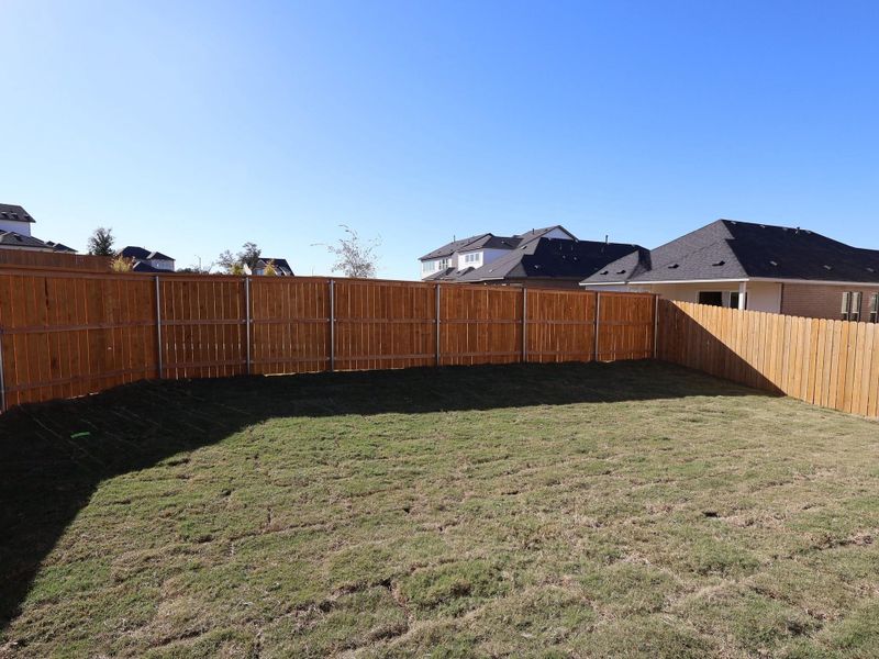 Exterior details and patio area of a home in Cedar Brook, Leander (Image 13).