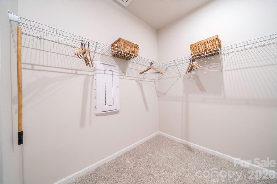 Primary walk-in closet