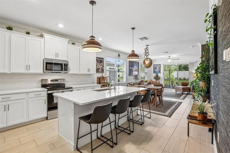 Furnished interior view inside a new home in Prosperity Lakes Active Adult, Parrish (Image 18).