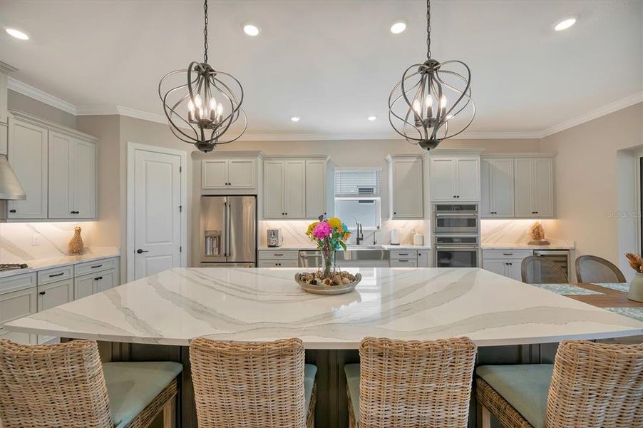 Furnished interior view inside a new home in , Palmetto (Image 31).