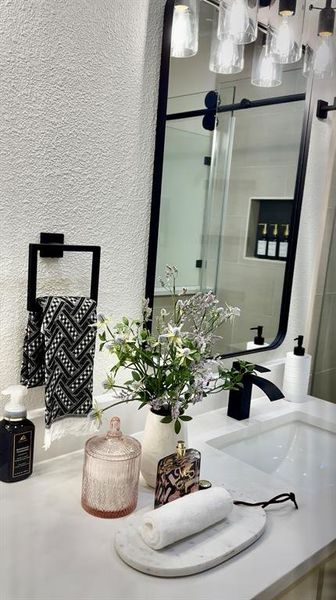 Close-up of interior finishes inside a home in , Paris (Image 17).