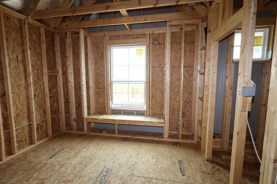 In-progress construction of a new home in Dunham Pointe, Cypress, TX (Image 8).