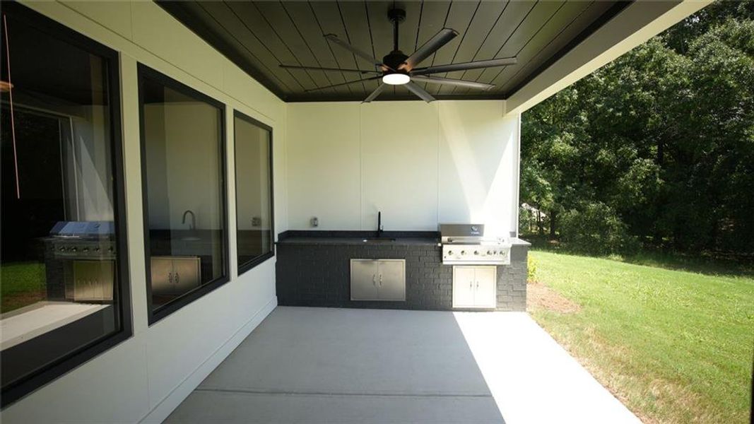 Exterior details and patio area of a home in , Dacula (Image 22). Exterior details and patio area of a home in , Dacula (Image 22).