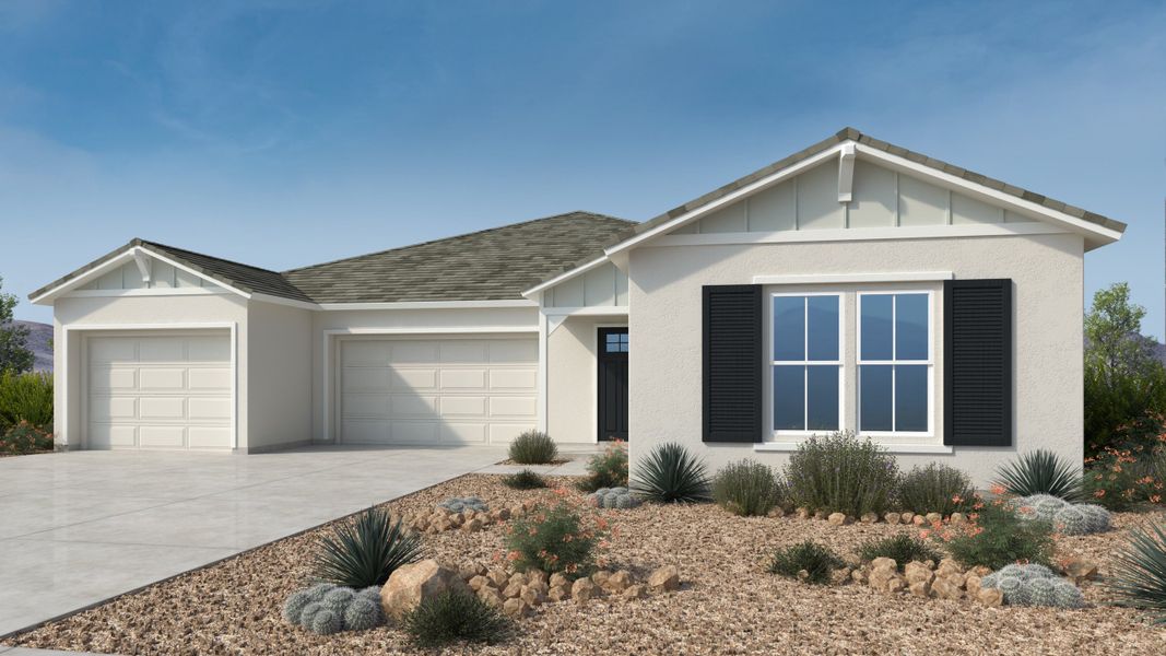 Representative exterior photo of a completed home built from the Heron by Taylor Morrison in Verdin Odyssey Collection, Phoenix, AZ (Image 21).