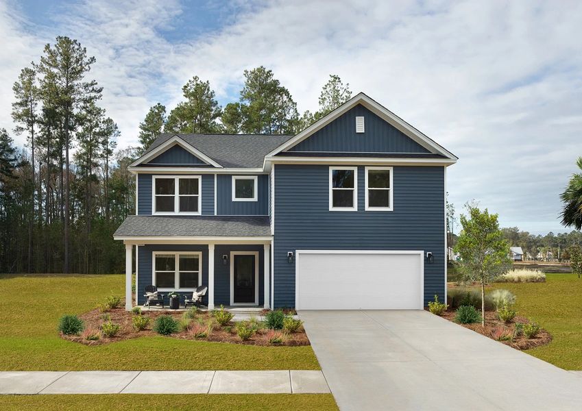 Representative exterior photo of a completed home built from the Monroe by Ashton Woods in Watson Hill, Summerville, SC (Image 26). Representative exterior photo of a completed home built from the Monroe by Ashton Woods in Watson Hill, Summerville, SC (Image 26).