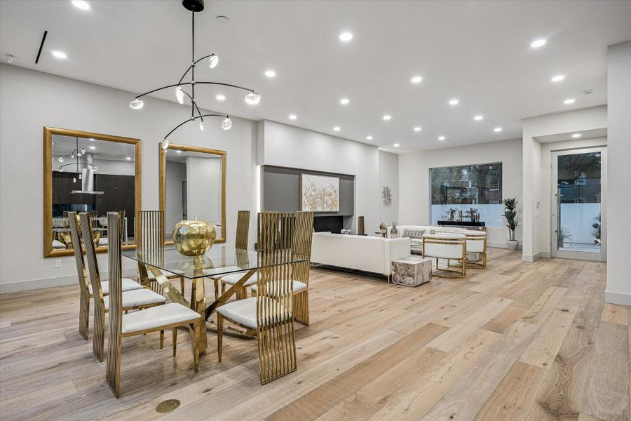 Furnished interior view inside a new home in , Houston (Image 12).