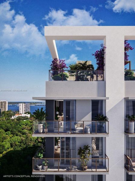 Condo located in Miami, FL showcasing its design and architecture (Image 2). Condo located in Miami, FL showcasing its design and architecture (Image 2).