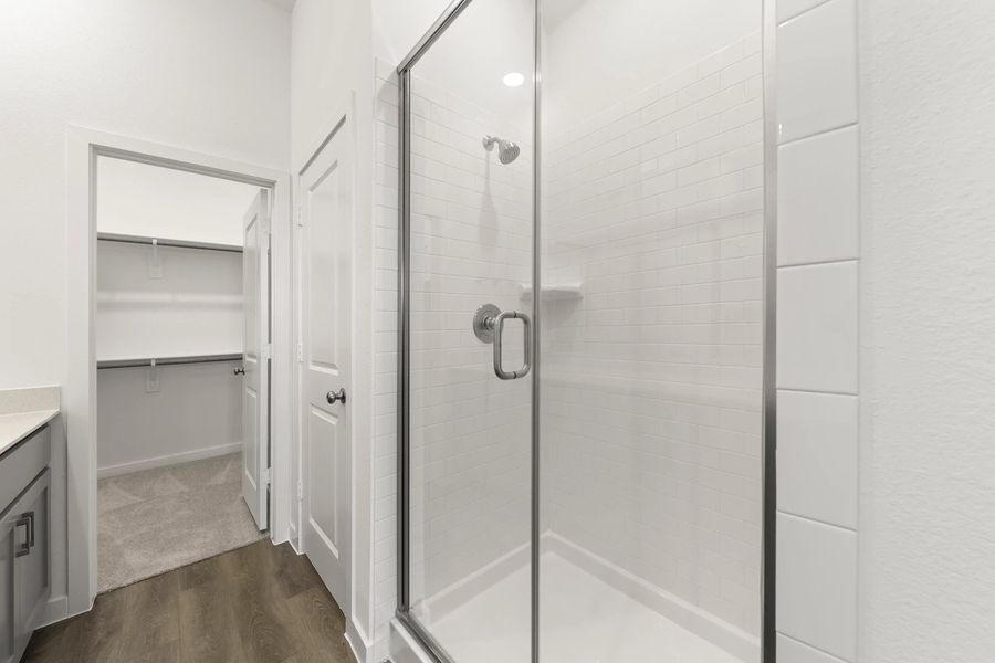Primary Bathroom featuring the Milan Collection Primary Bathroom featuring the Milan Collection