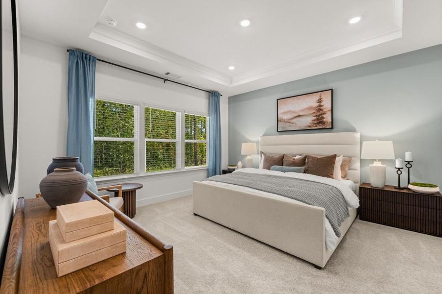 Furnished interior view inside a new home in Twelve Parks 55+, Sharpsburg (Image 27).