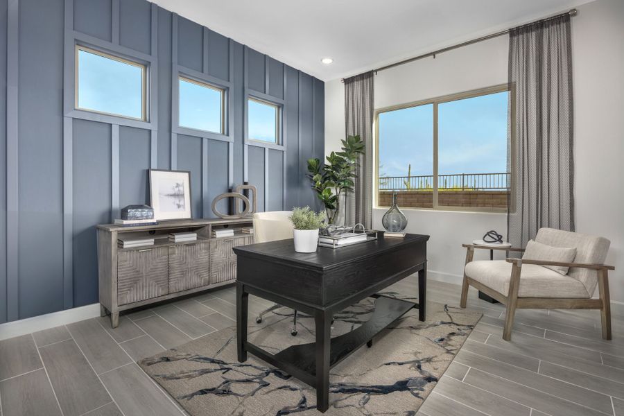 Mint Model Home - Den