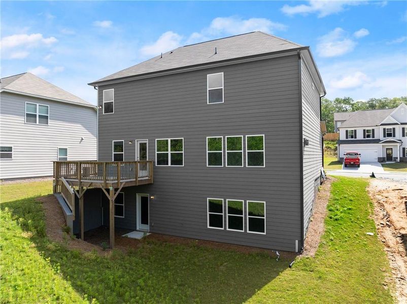 Exterior details and patio area of a home in , Dawsonville (Image 3).