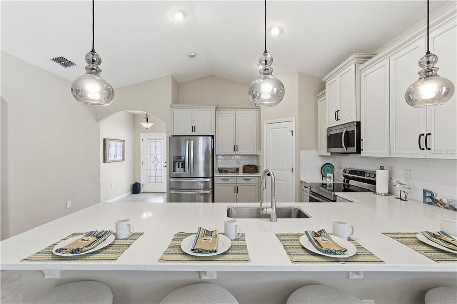Furnished interior view inside a new home in , Palm Coast (Image 27).