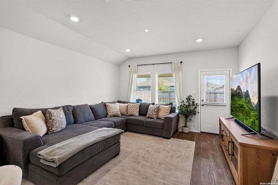 Furnished interior view inside a new home in Preserve at Medina, Von Ormy (Image 17).