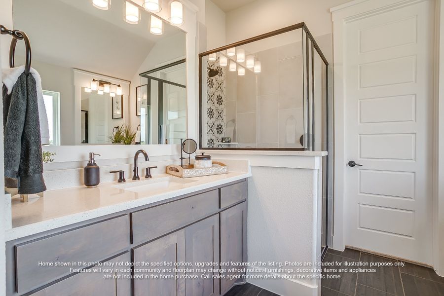 Furnished interior view inside a new home in Ridgepoint, Midlothian (Image 9).