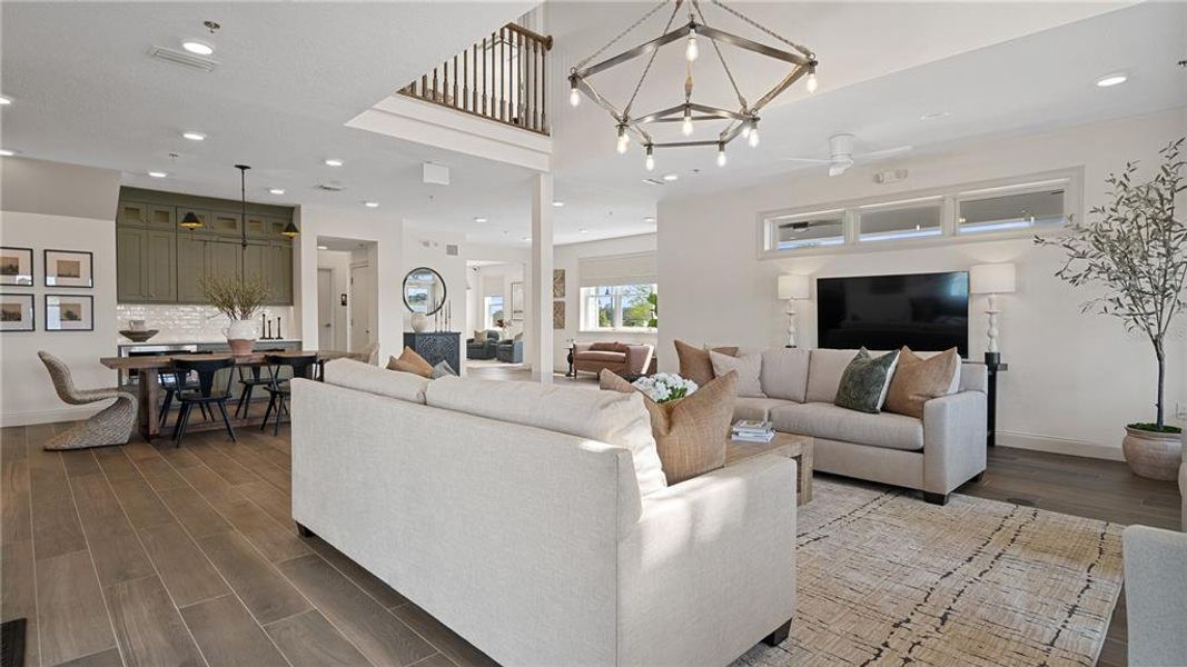 Furnished interior view inside a new home in Bridgewalk: Estate Collection, St. Cloud (Image 10).