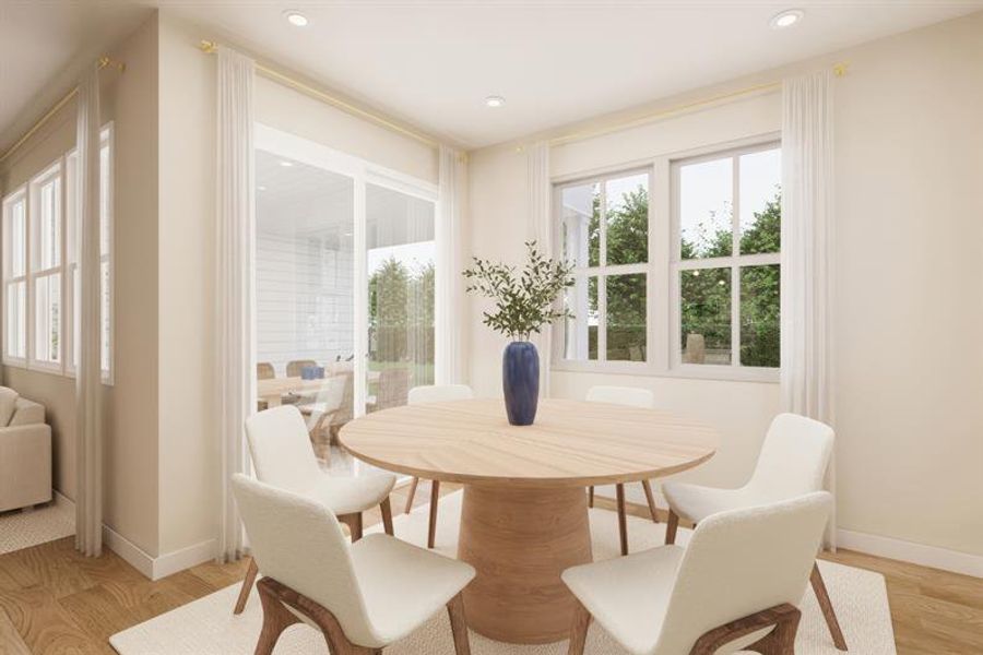 Representative furnished interior of a home built from the Glenmore by Ryan Homes in Laurel Preserve, Kingsland (Image 4). Representative furnished interior of a home built from the Glenmore by Ryan Homes in Laurel Preserve, Kingsland (Image 4).