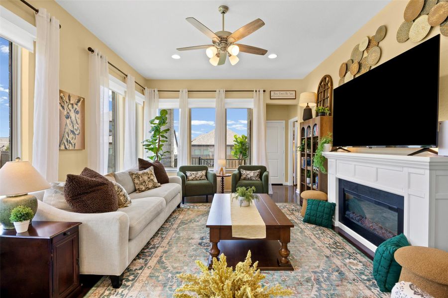 Furnished interior view inside a new home in , Kyle (Image 17). Furnished interior view inside a new home in , Kyle (Image 17).