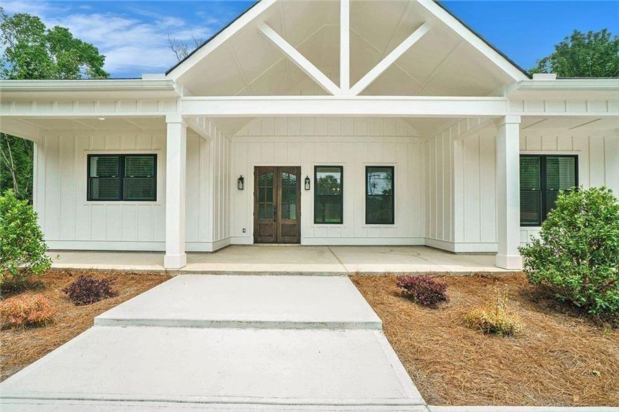 Exterior details and patio area of a home in , Conyers (Image 3). Exterior details and patio area of a home in , Conyers (Image 3).