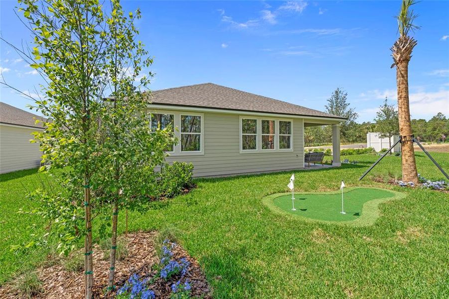 Exterior details and patio area of a home in Reserve East, Flagler Beach (Image 24).