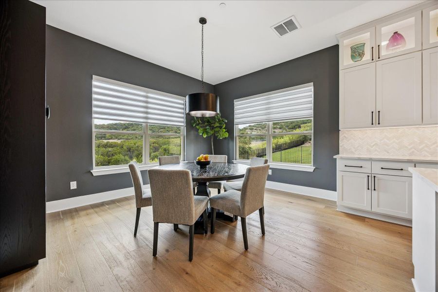Furnished interior view inside a new home in Sweetwater - 60', Austin (Image 16).