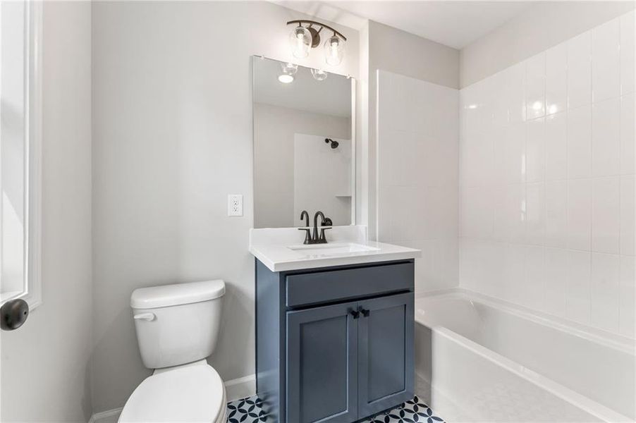 Furnished interior view inside a new home in Townes at South Main, Kennesaw (Image 5).